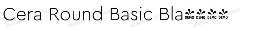 Cera Round Basic Bla字体转换